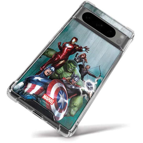 Marvel Avengers Assemble Google Pixel 8 Pro Clear Case